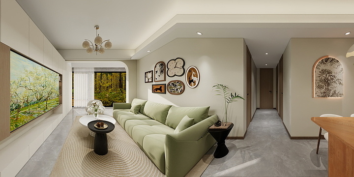 冬月DESIGN-中海河映云集-装修设计方案