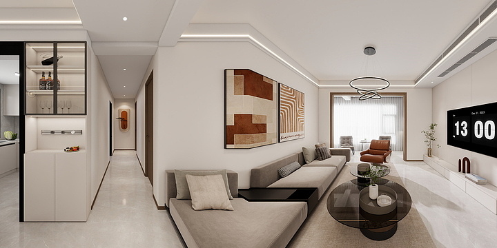 柏潮家居-万达天禾-装修设计方案