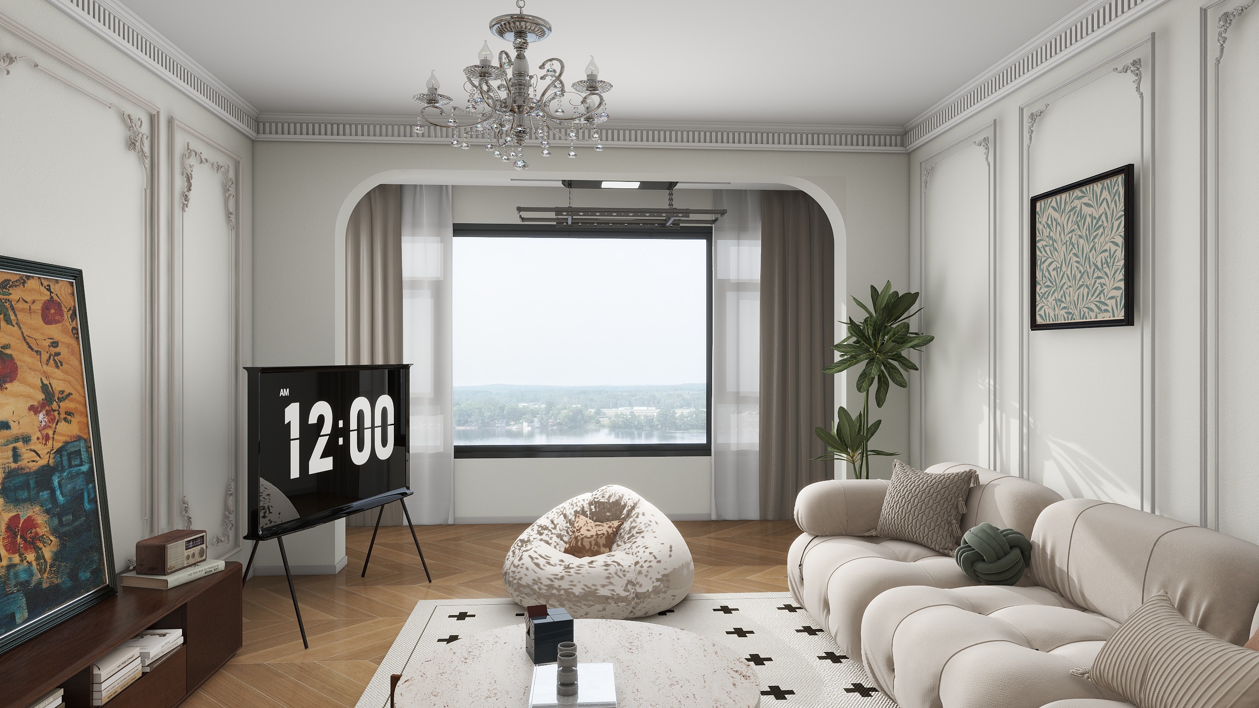 艺设工作室-泰达润园130-装修设计方案