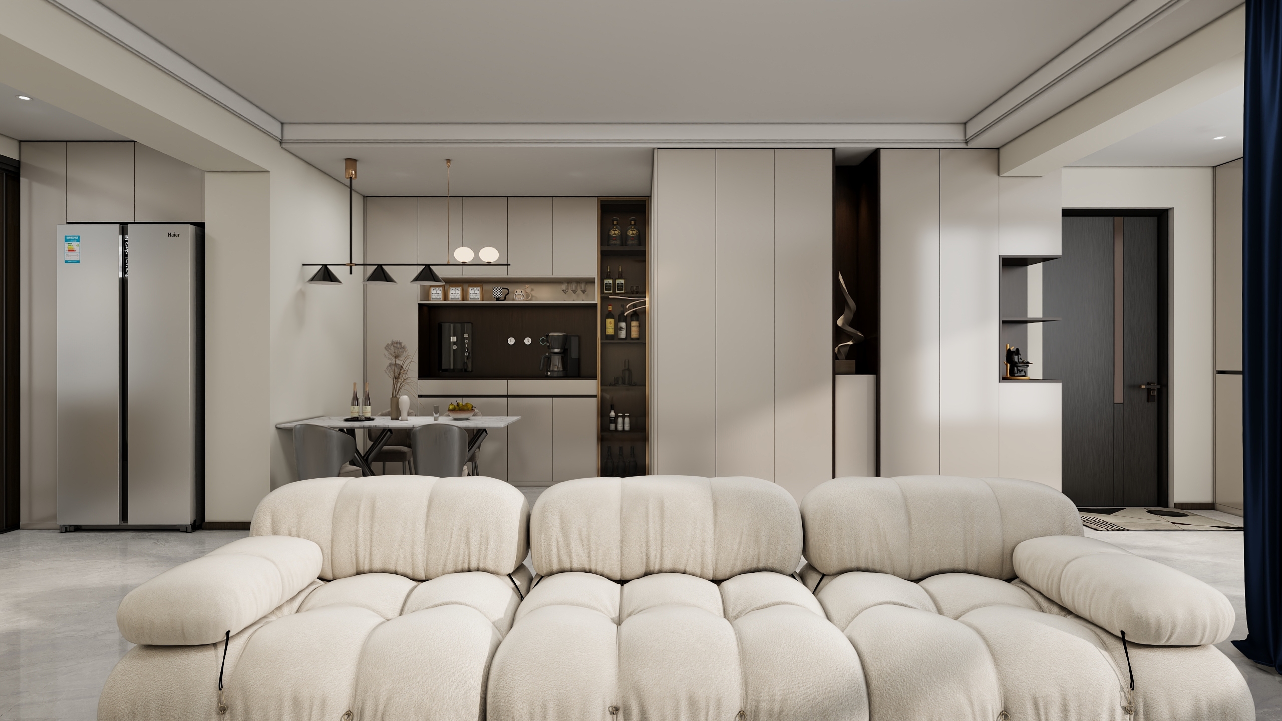 坷诺木业整木家居定制-万科四季花城（现代简约）-装修设计方案