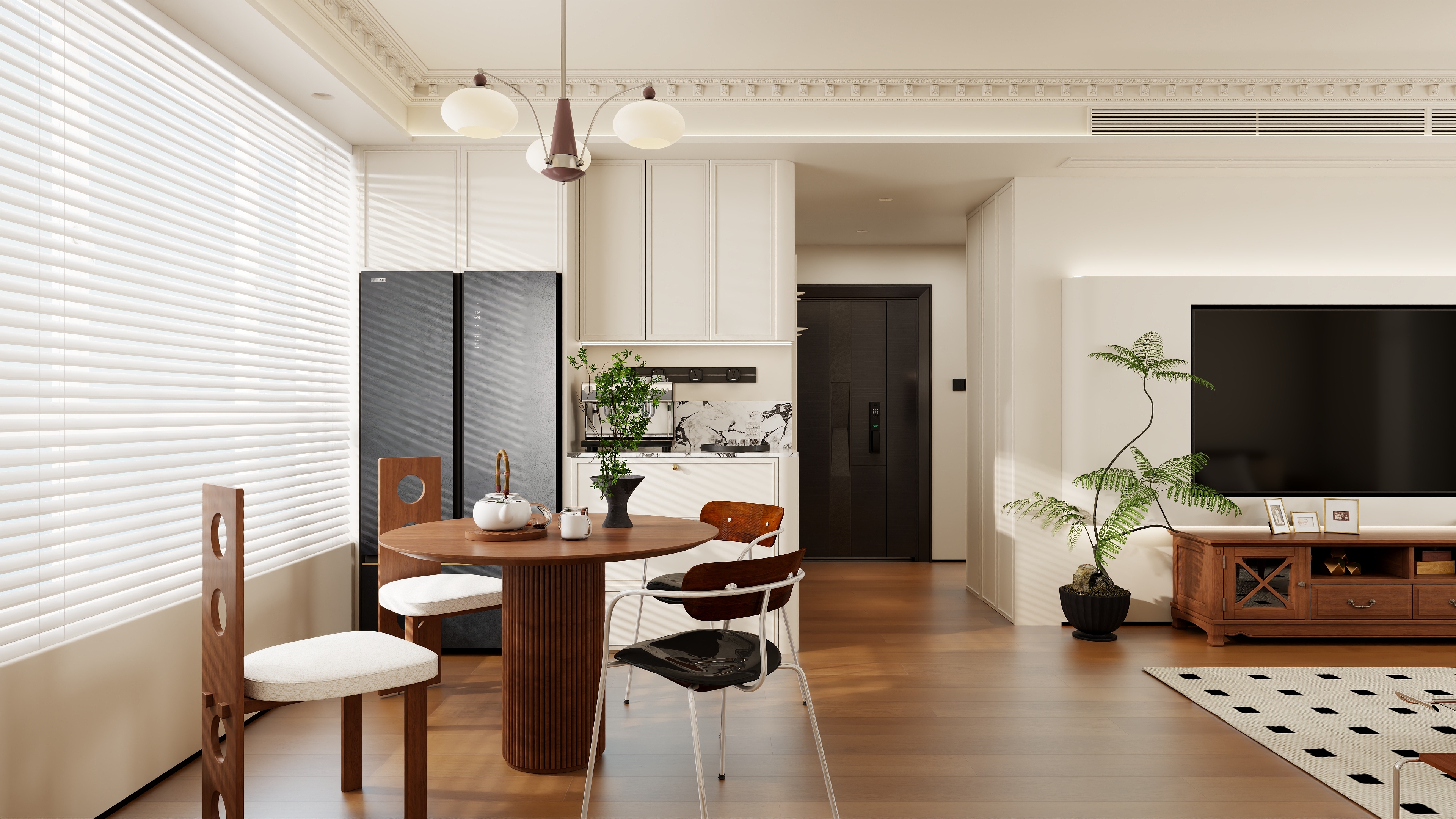 陈辉-110平方三室雅居-装修设计方案