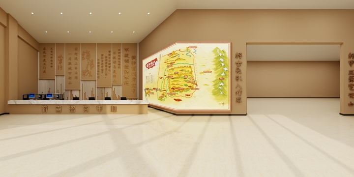 RAIN|DESIGN.-锁阳城接待大厅-装修设计方案