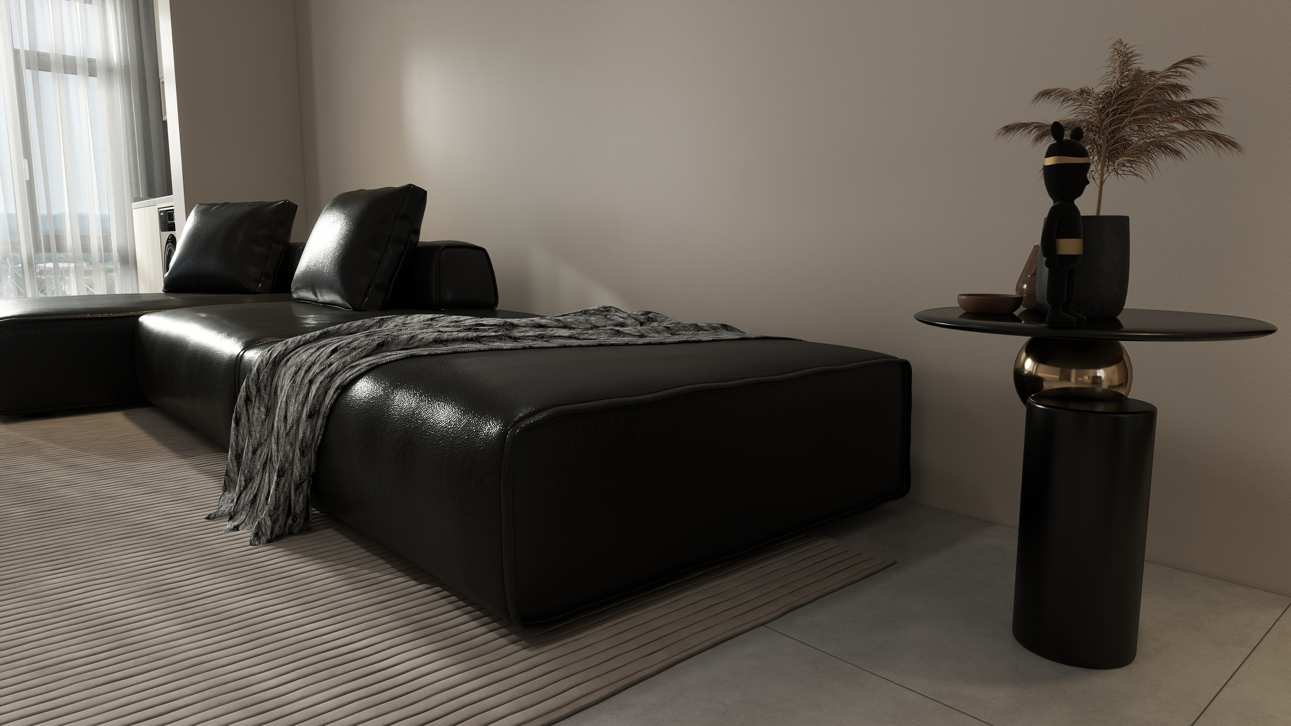 TD931205-现代简约客餐厅-装修设计方案