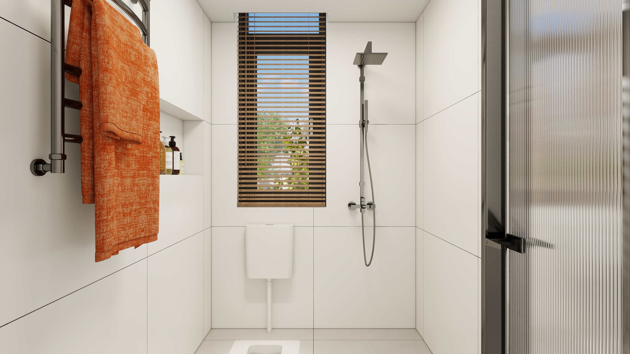 神马云在线-自建民居 二层半全案装修效果图