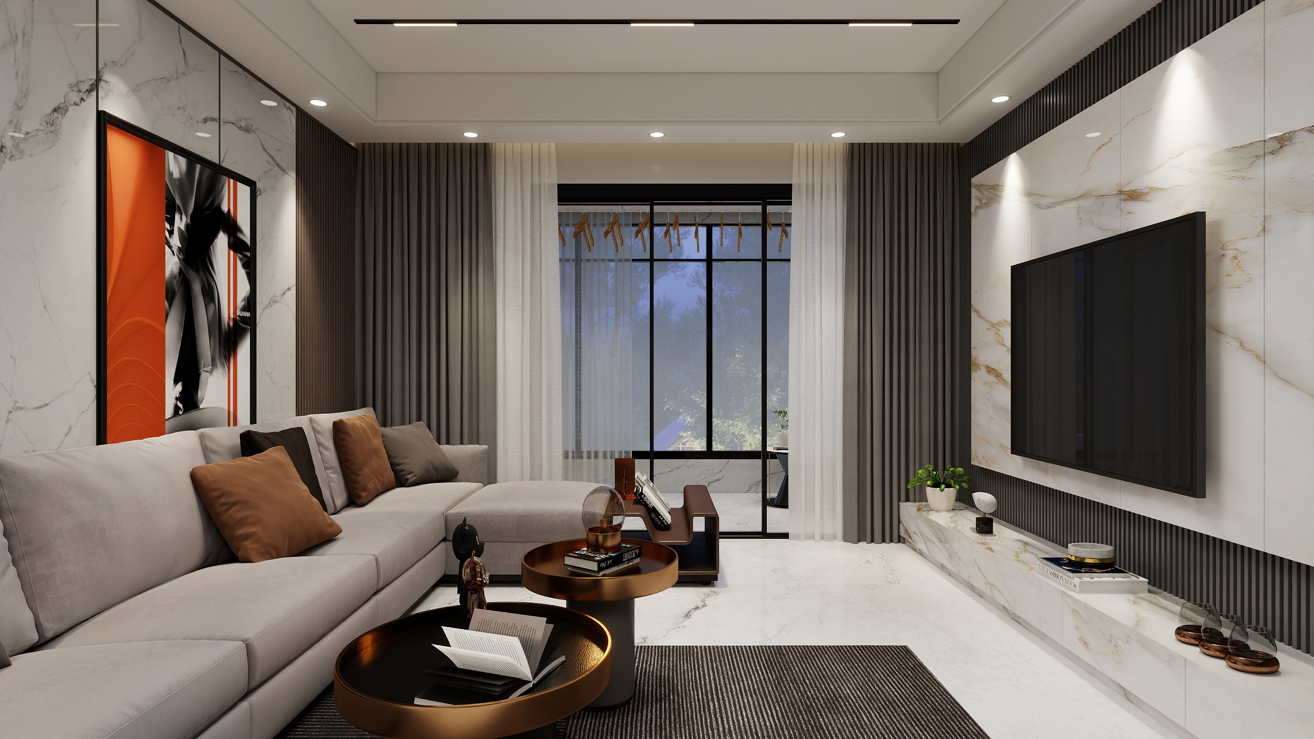 沨然-110㎡3室-装修设计方案