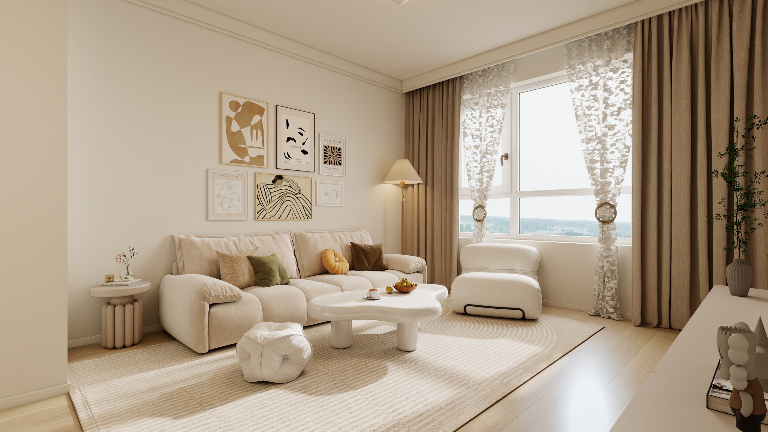 齐殊逸-68㎡2室-装修设计方案