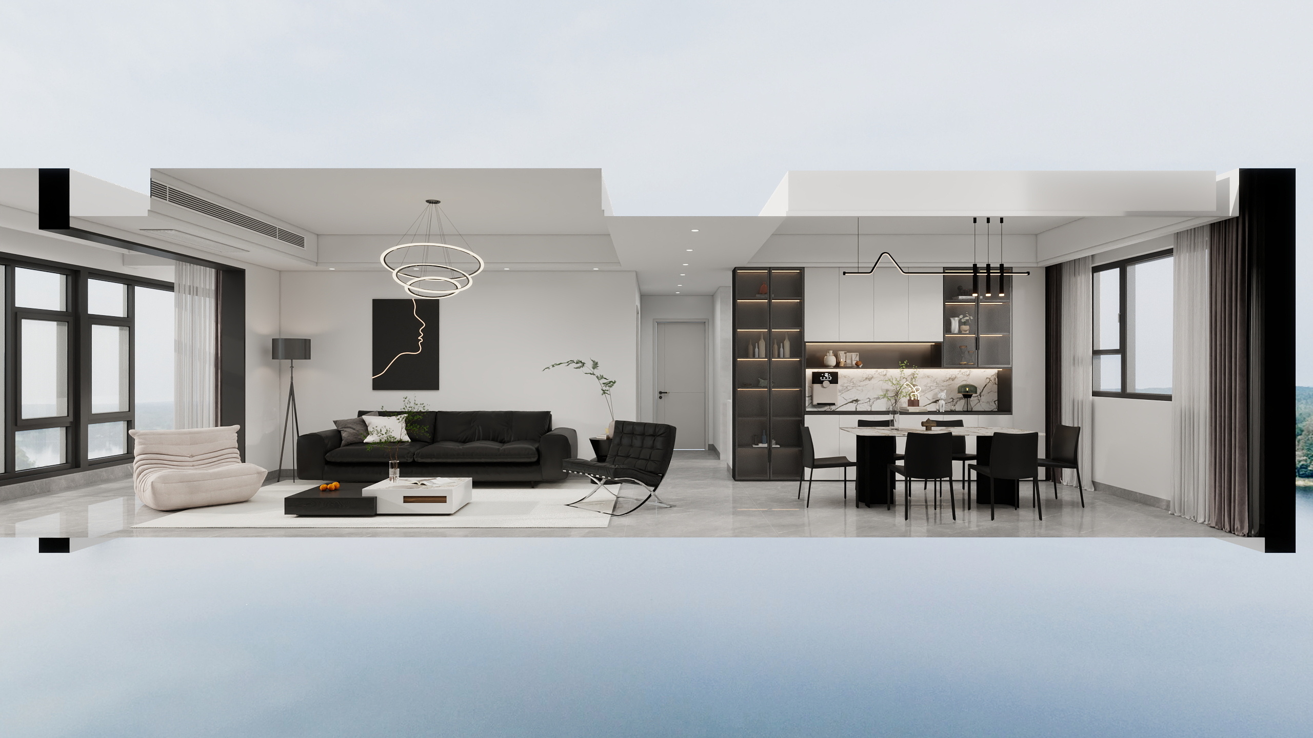 室内设计曾毅-万橡府23#601-装修设计方案