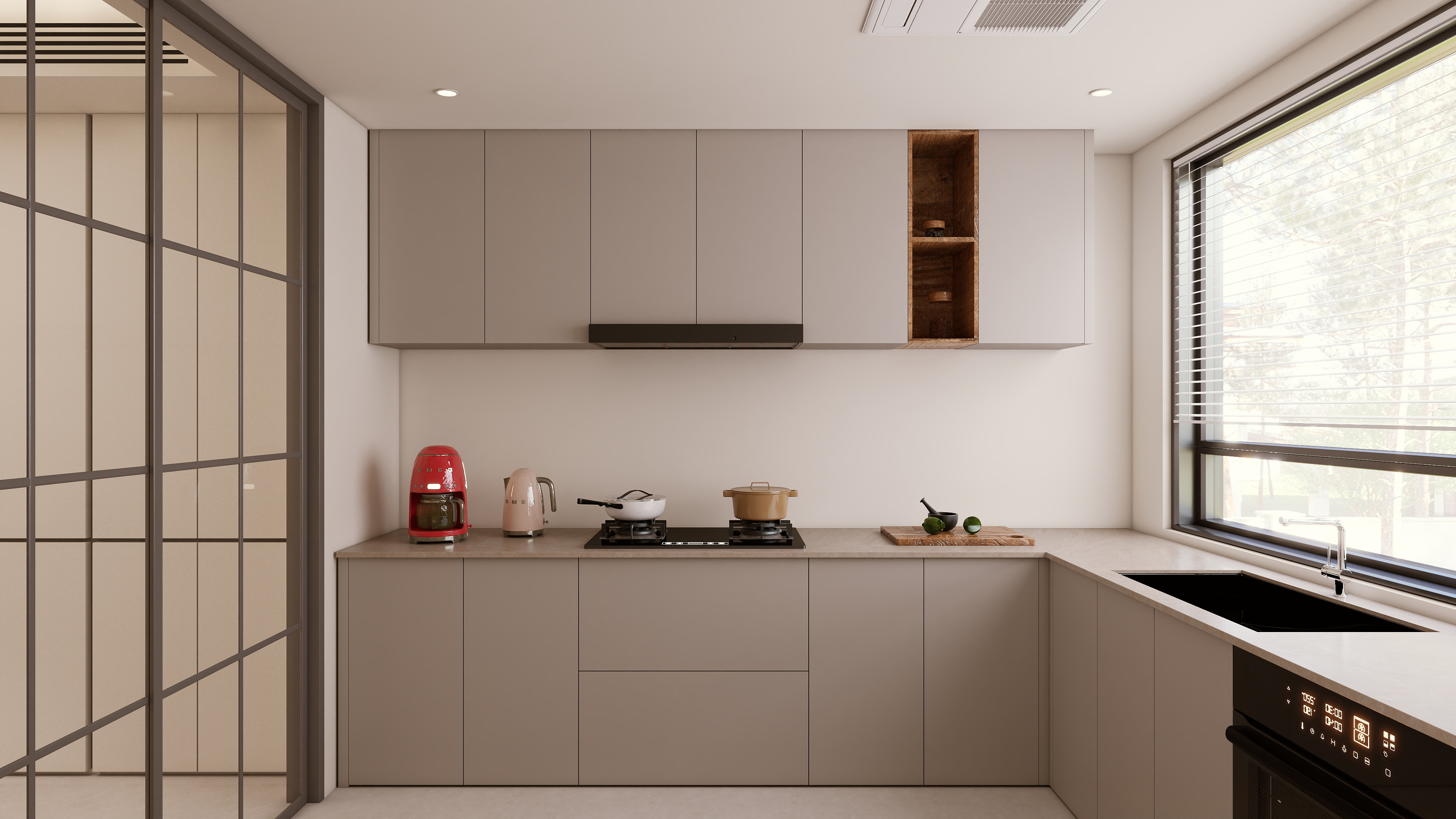 大金空调官方-180㎡四房两厅-纯净与简约的结合，打造清新自然的家居空间装修效果图