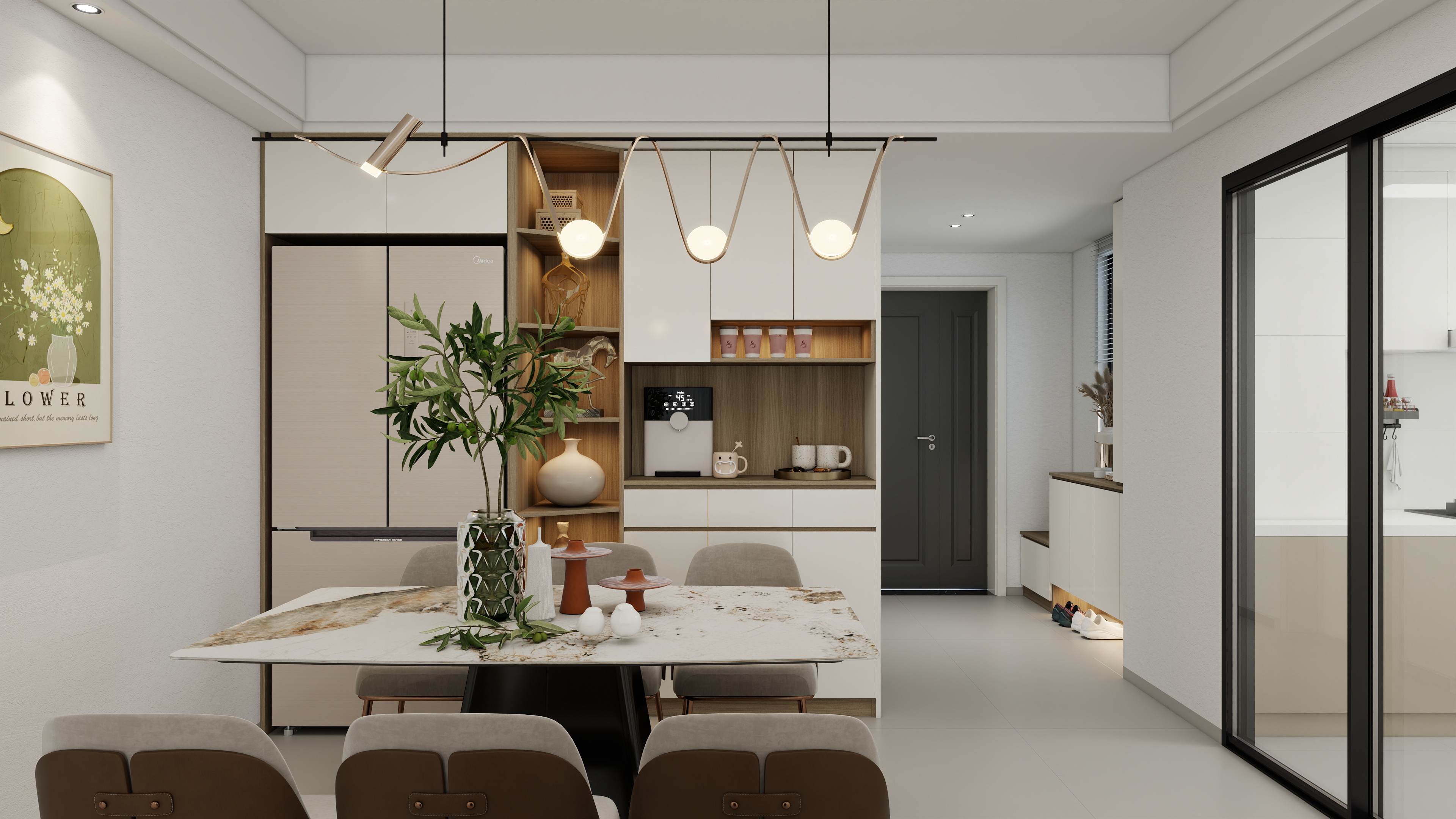 珲设空间-钱隆首府简约风-装修设计方案