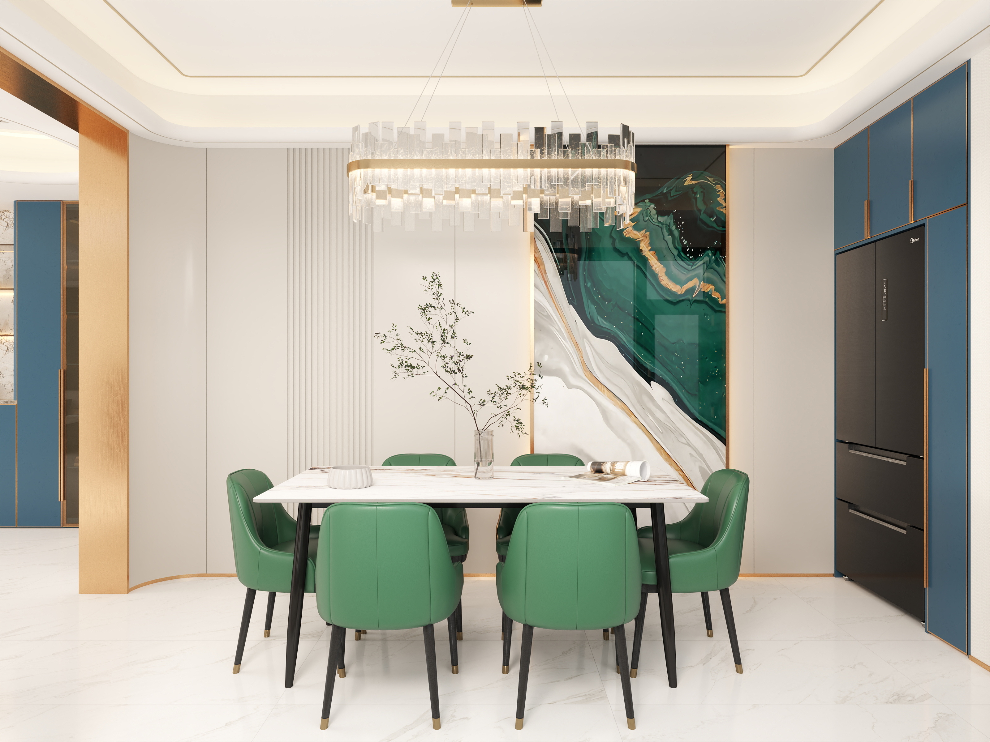 Mr钰-旭强雲庐-轻奢装修效果图