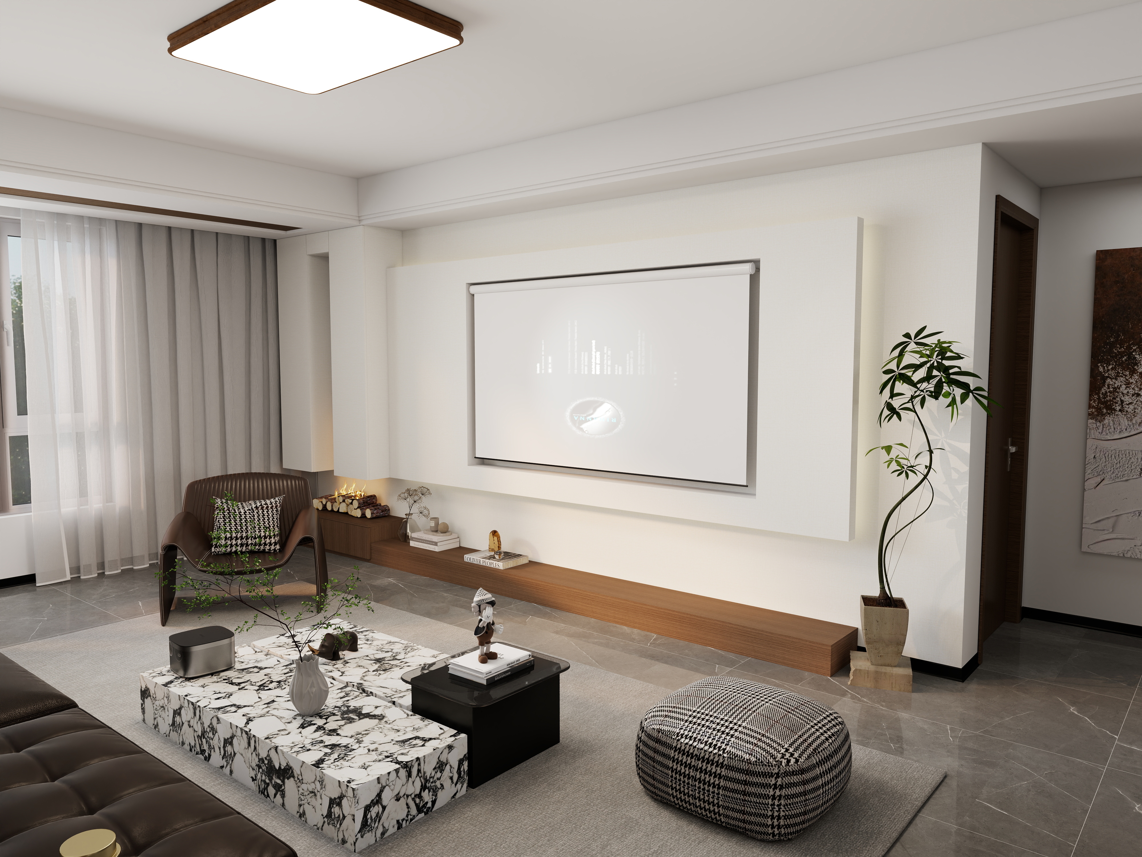 全案设计老都-恒信御园124㎡4室-装修设计方案