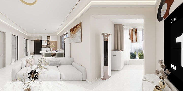 付嘉敏-石盘安置房D区3栋1单元202号-方案二-装修设计方案