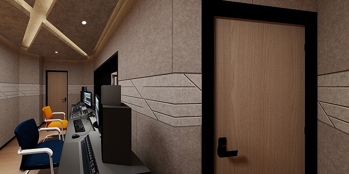 DesignEF-中科大附中录音棚项目-装修设计方案