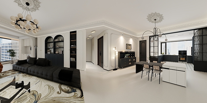 格林福木作定制-如意府：6#1#301-装修设计方案