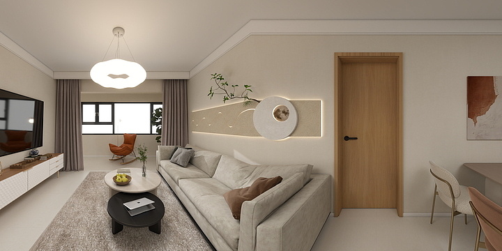 MengJin-君道历山启元134简约-装修设计方案