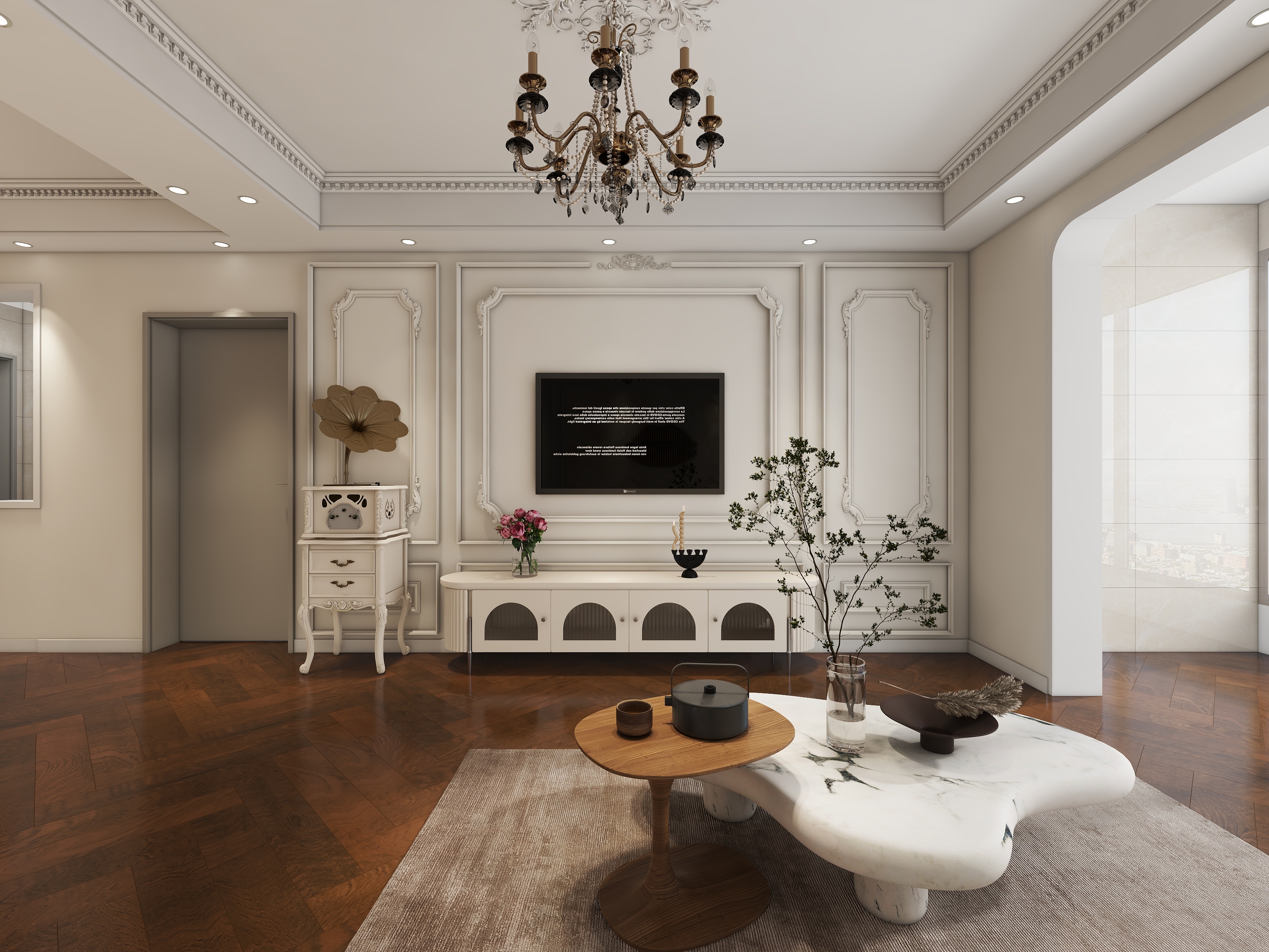 翰方设计-111㎡3室-装修设计方案