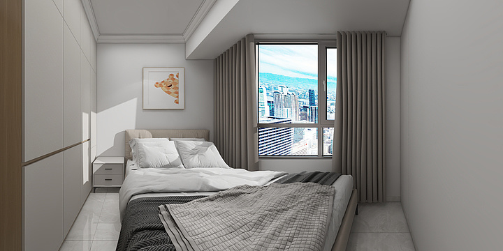 小胡子设计师-德润天峰12-1-2604现代简约风格雅居-装修设计方案