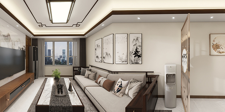 Mysunshinen-中央公园复式顶层12-2-1502-装修设计方案