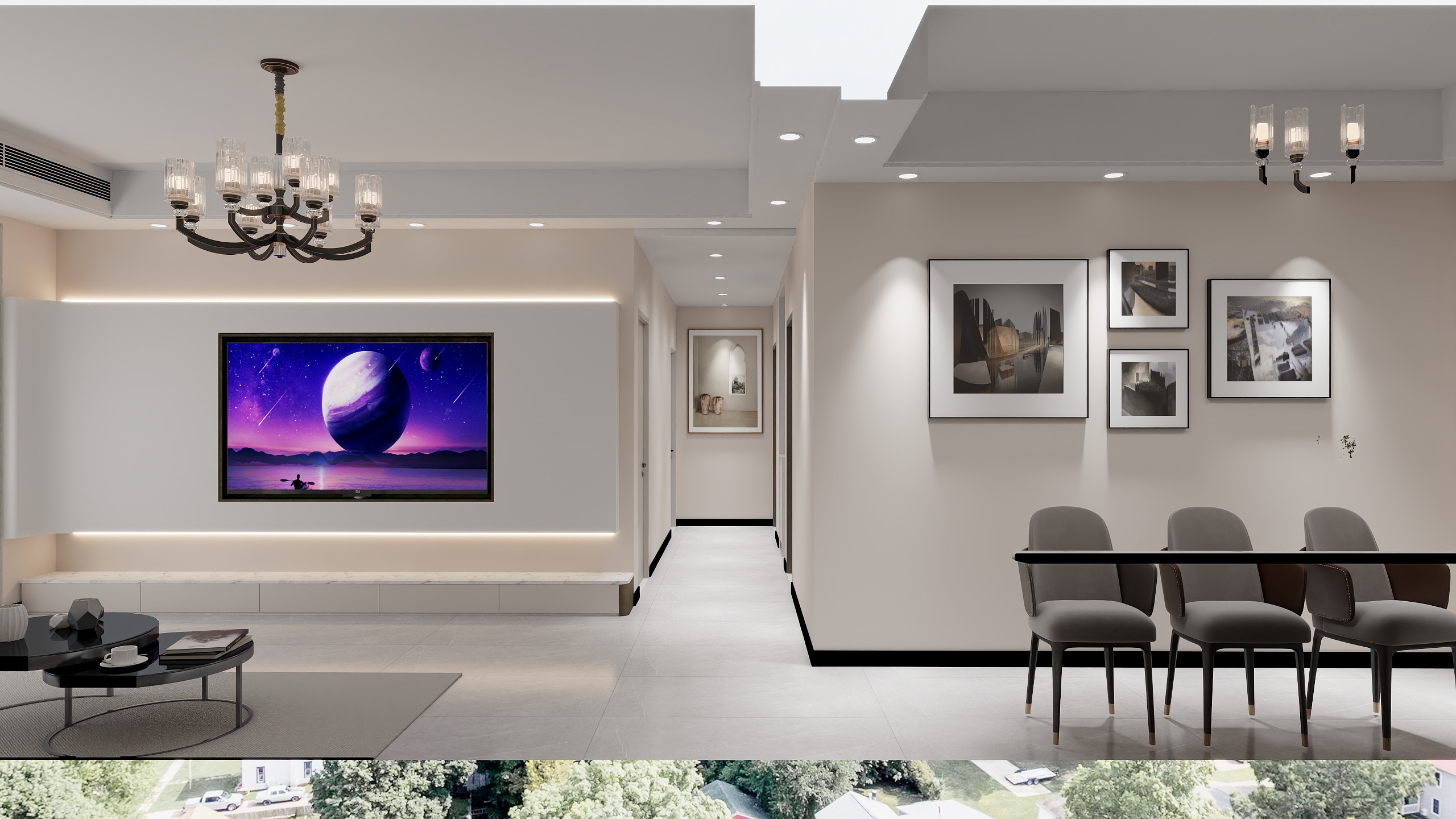 湖北咸宁艺乐居陈涛-畔山林语8栋501-装修设计方案