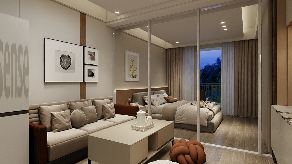 万超装饰-三亚凤航大厦旧房改造-装修设计方案