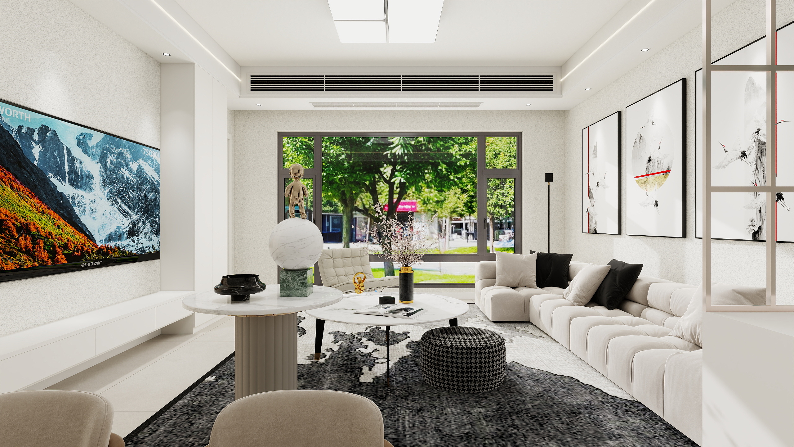 李哈哈室内设计-小村杨总自建别墅设计方案装修效果图