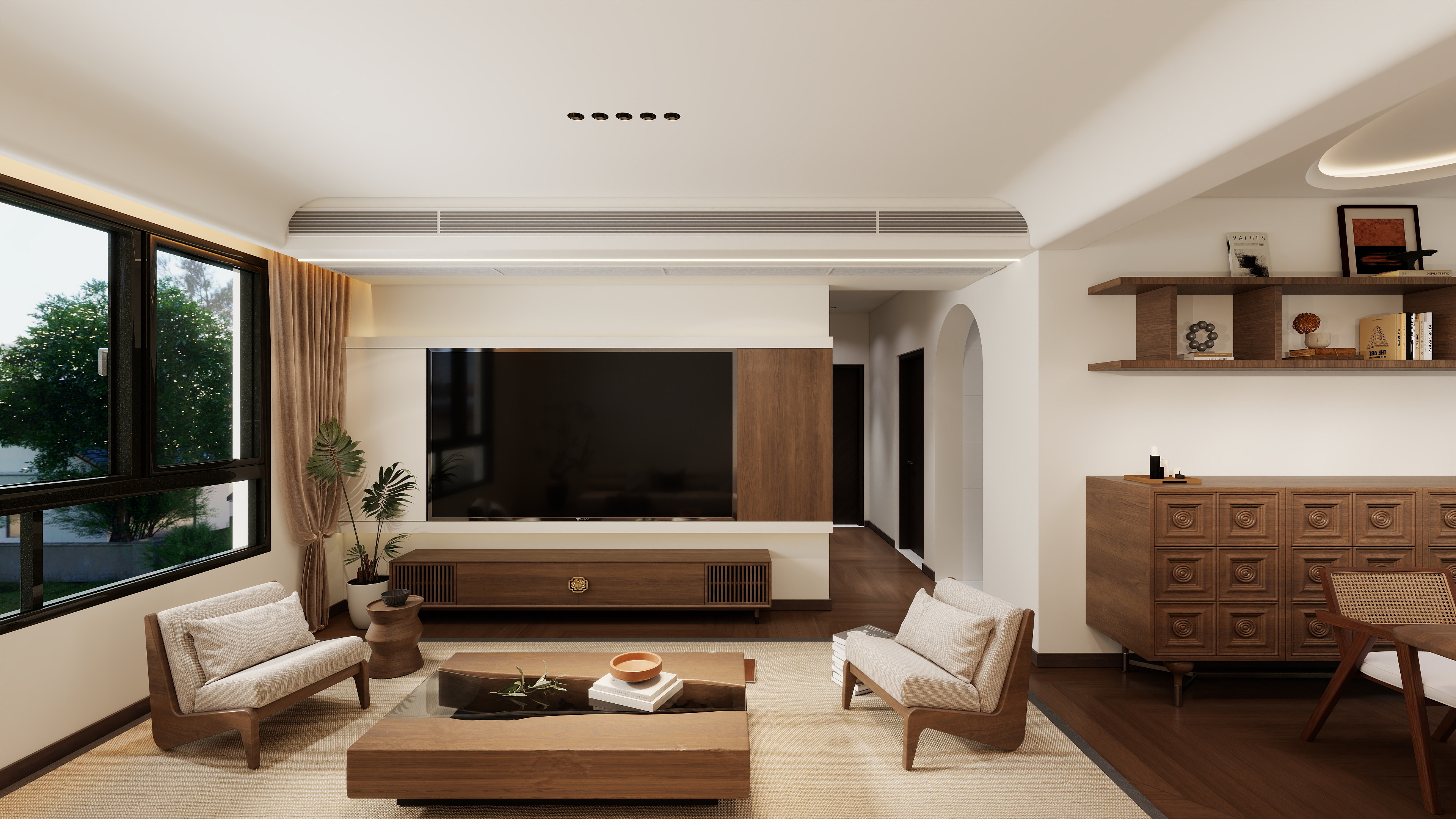 五行八卦-166㎡3室-装修设计方案