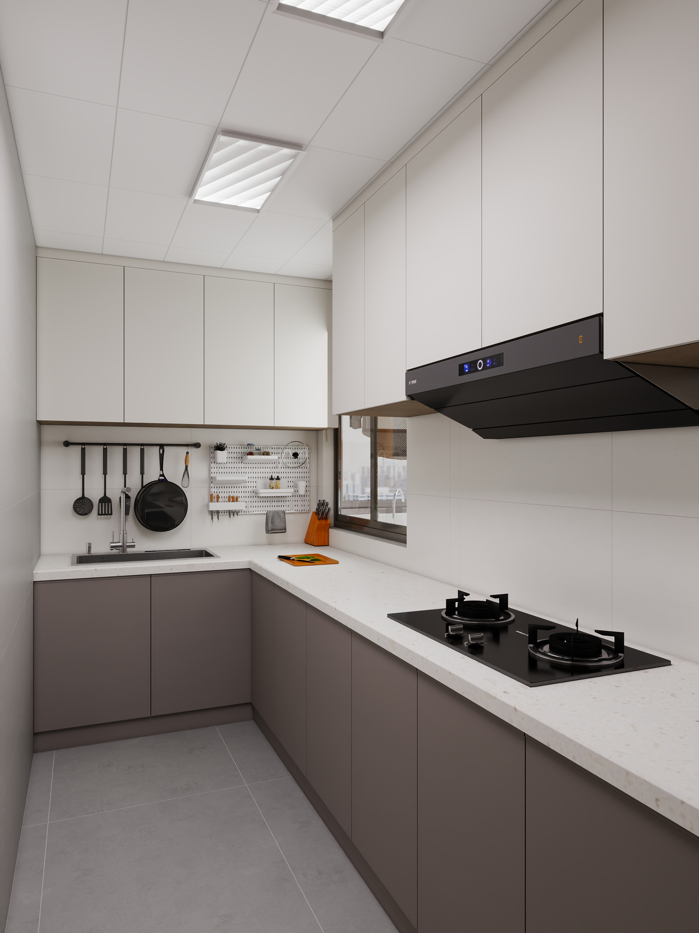 杨大菇凉-现代原木风85平三居室装修效果图