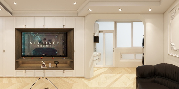 嵇美民-长宁路1488弄三支弄8号103-法式-装修设计方案