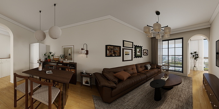 明佰装饰吕师-海骏达二期7栋2704    梦叶-装修设计方案