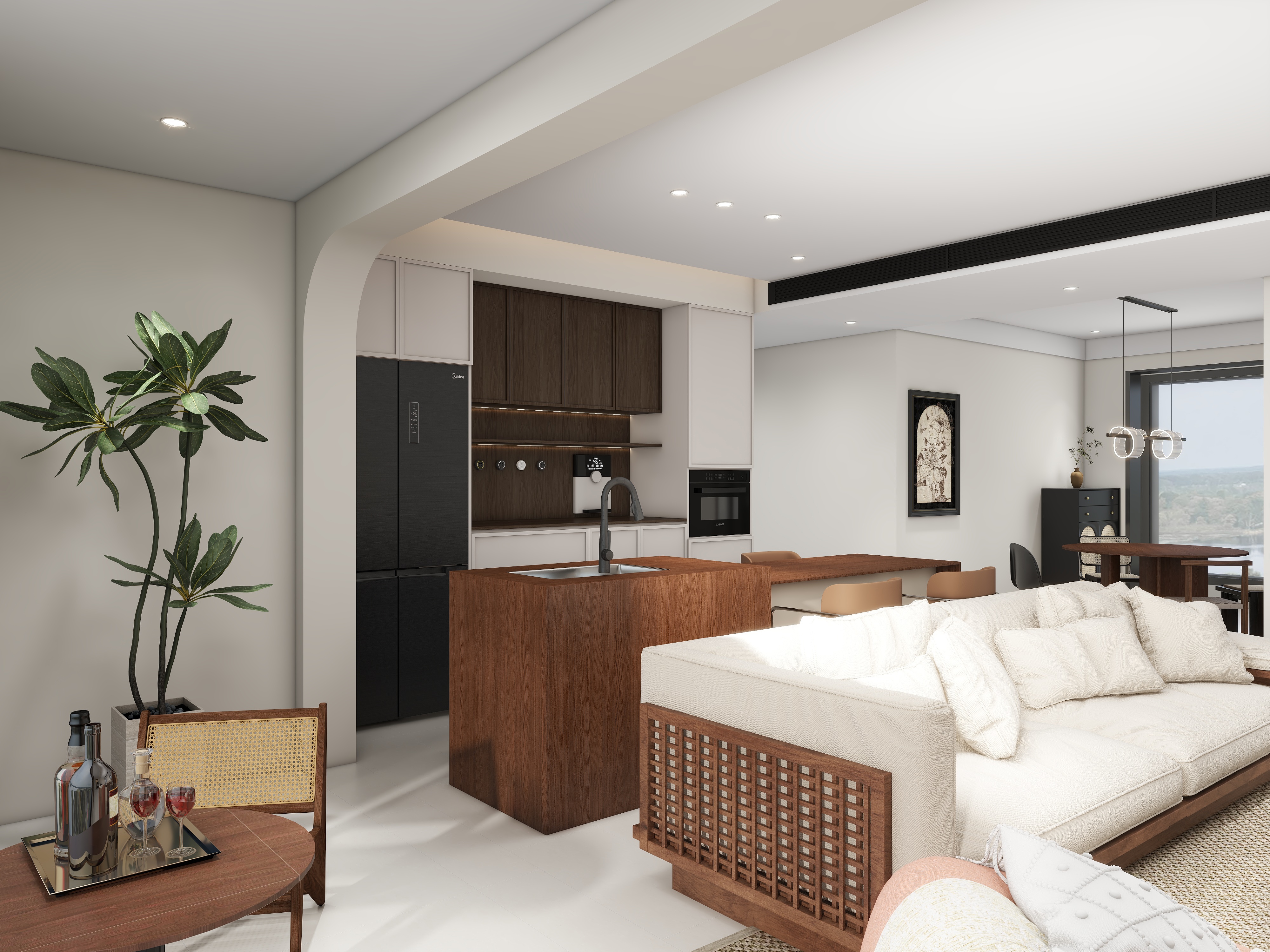 淮滨良工装饰-院子15号楼三房东户（中古）-装修设计方案