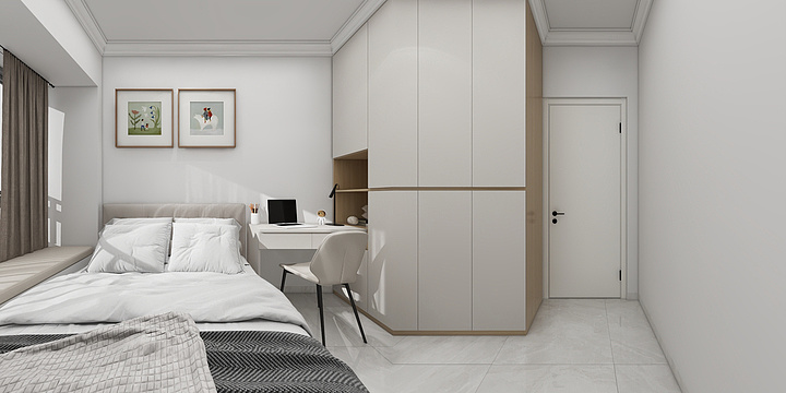 小胡子设计师-玖瑞府1-703现代极简雅居-装修设计方案