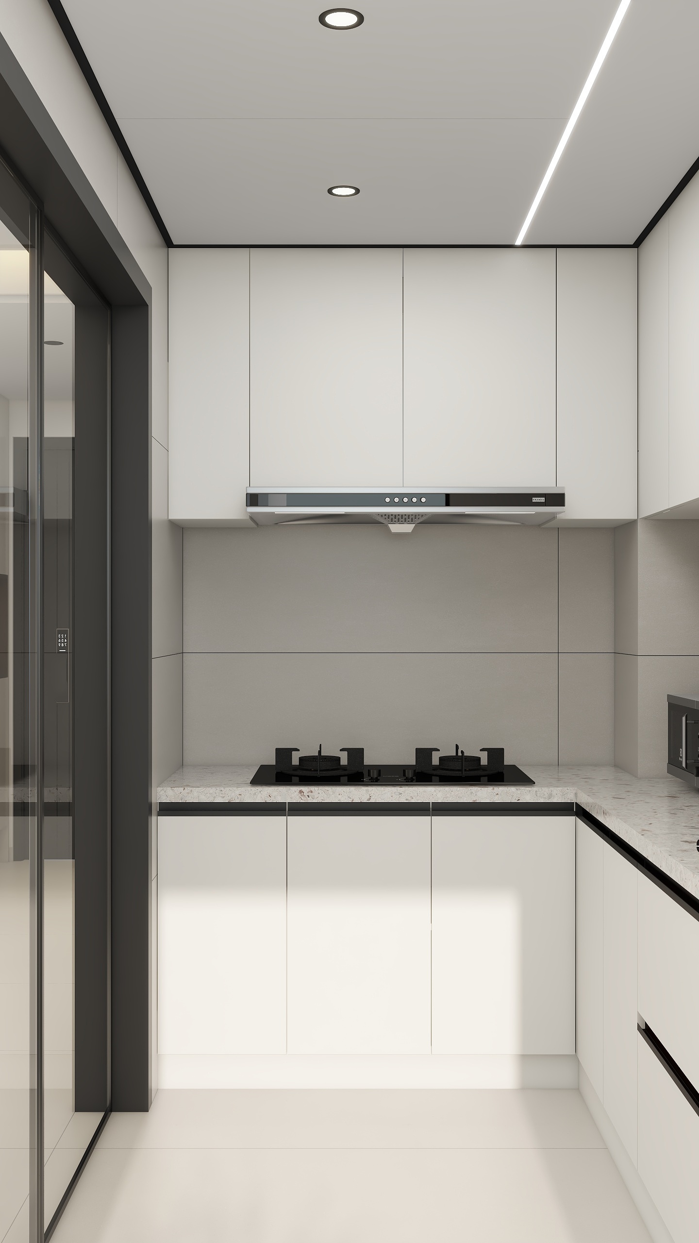 李青越-132平方现代简约四居室样板间装修效果图