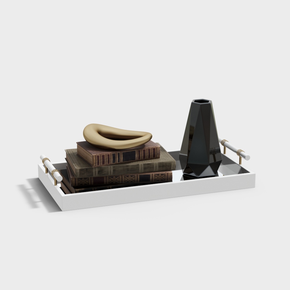 现代桌面摆件3D模型