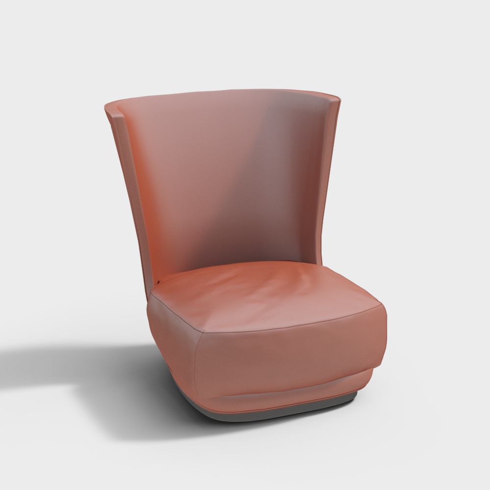 美式单人沙发3D模型