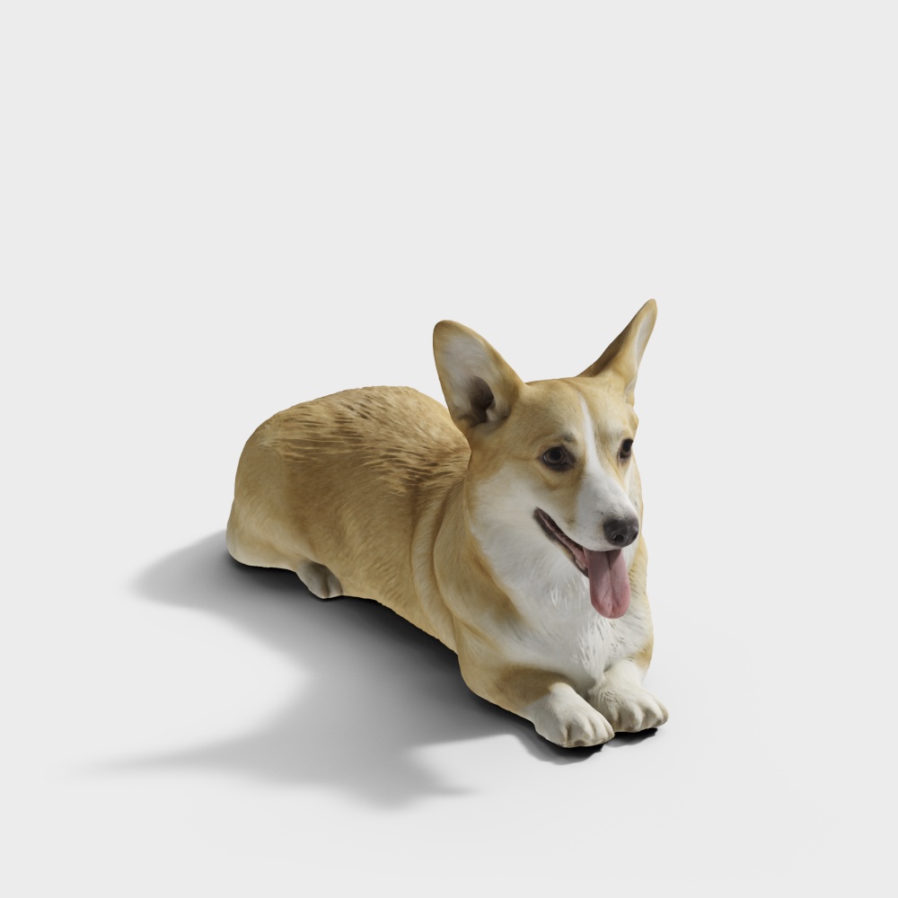 狗3D模型