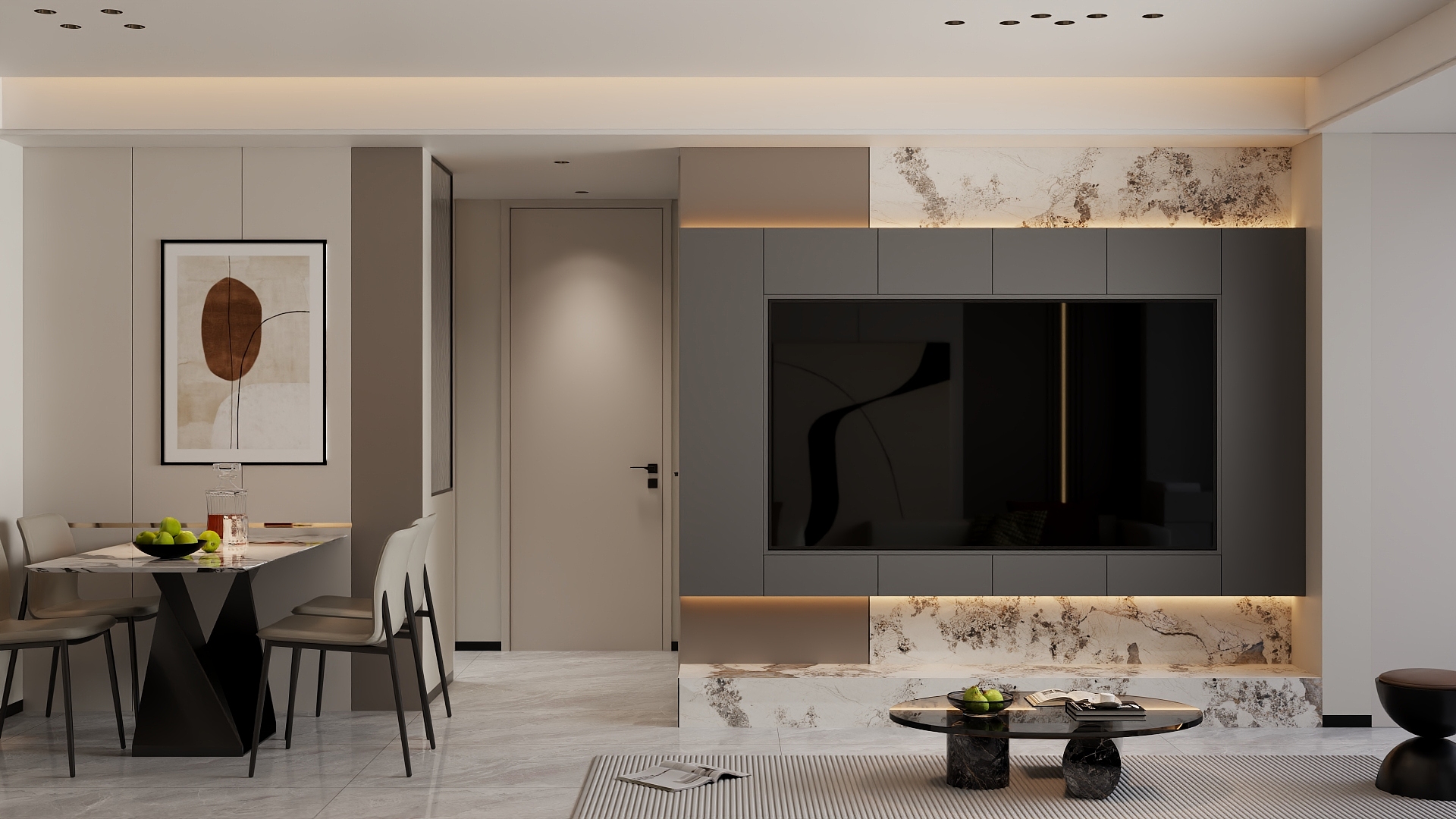 吴爽-【许昌】—75m²现代简约风格-装修设计方案