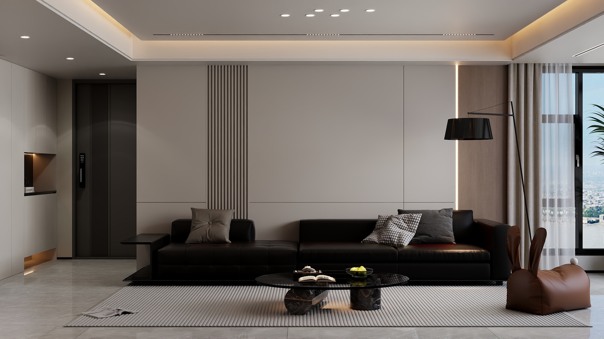 吴爽-【二郎庙】—75m²现代简约风格-装修设计方案