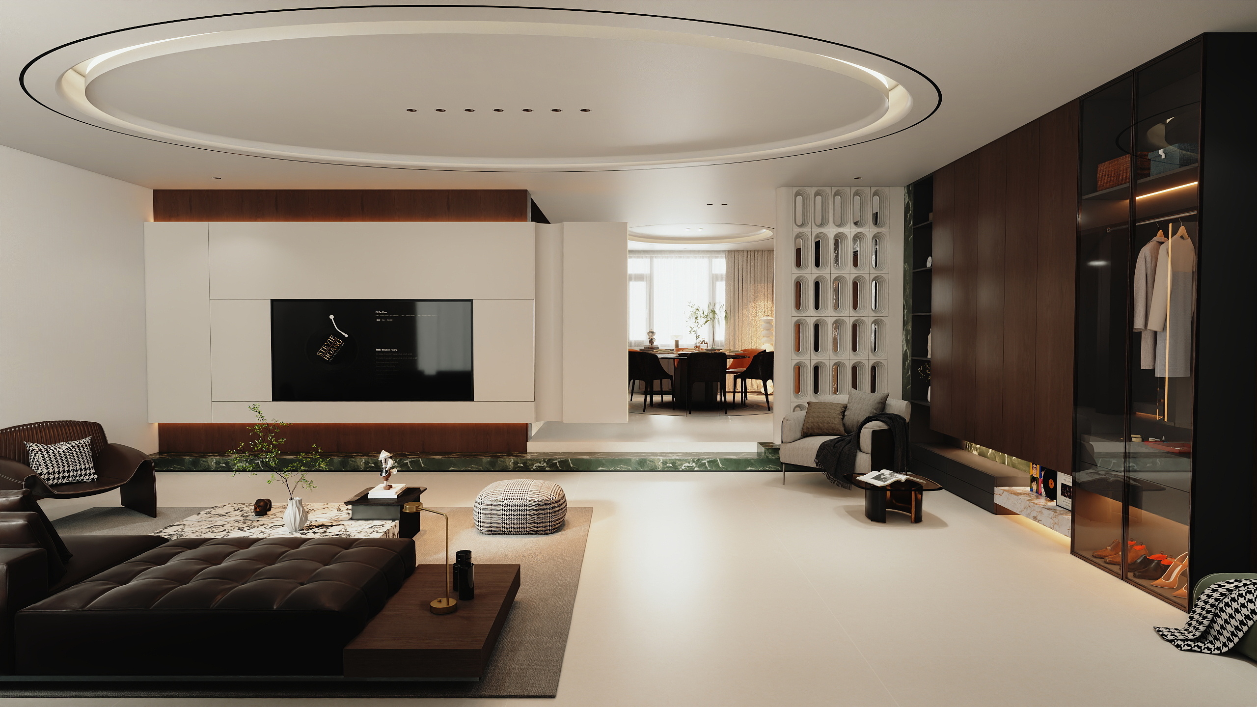 知铭空间设计机构drDn-自建别墅共四层-意式极简-装修设计方案