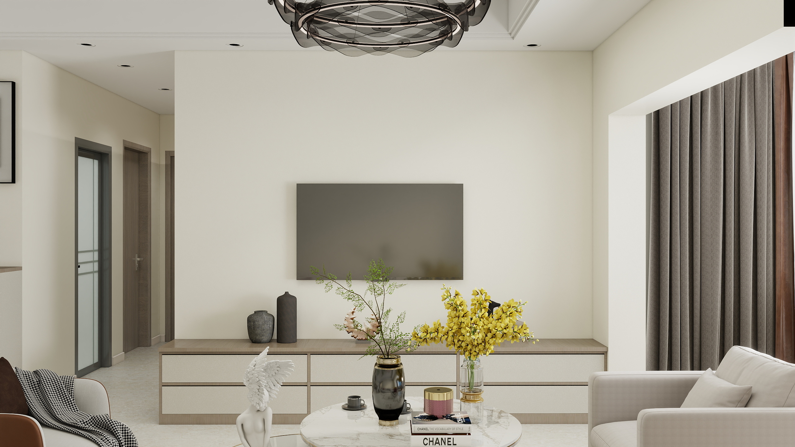 晖HFYo-邦泰大学路-1号92㎡3室-装修设计方案