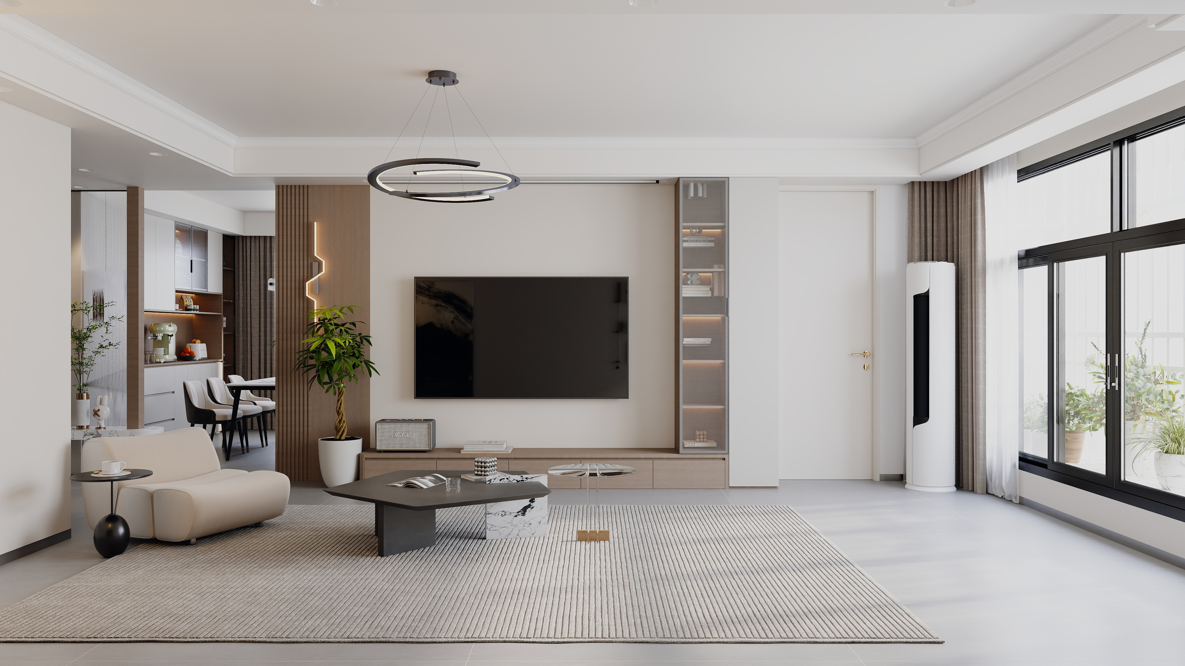 艺雅丽-134平现代简约装修效果图