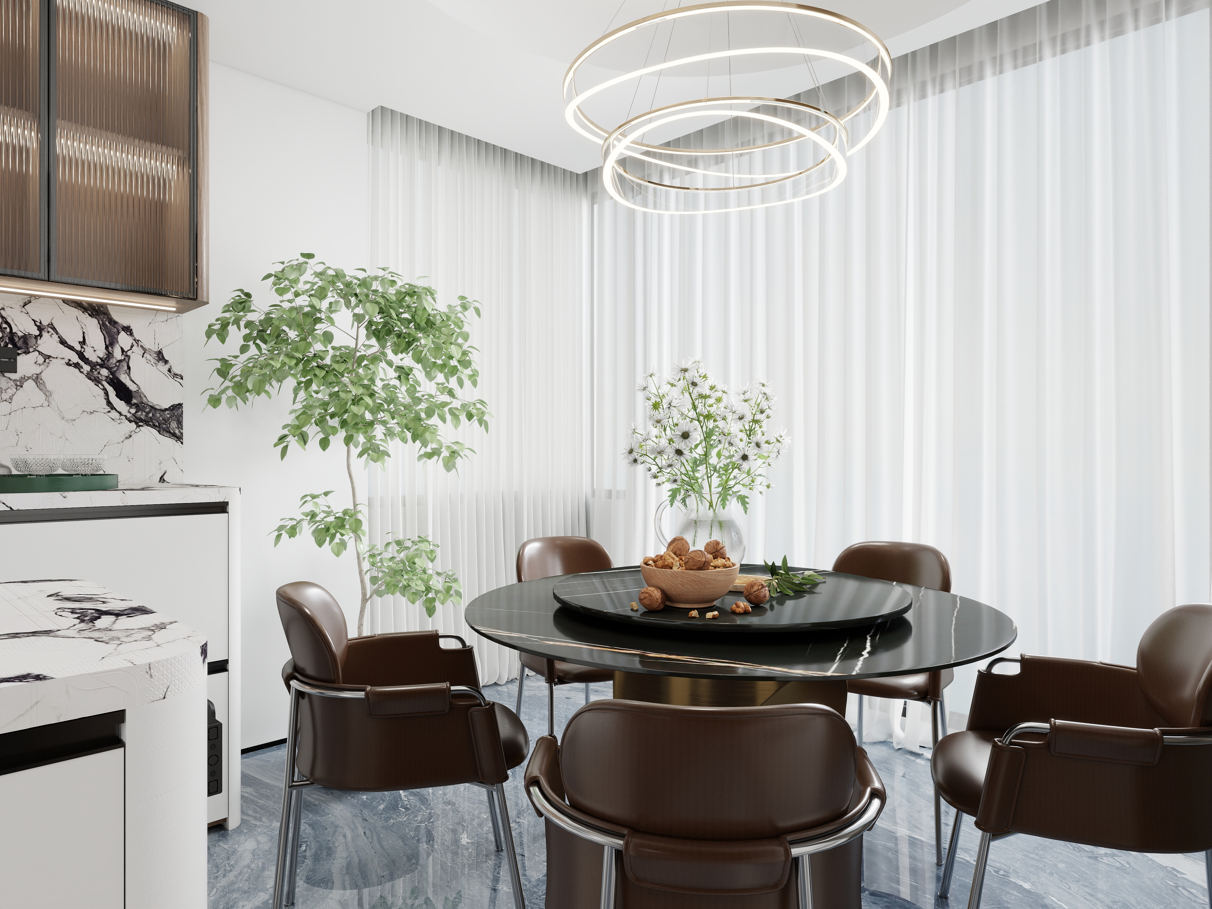 陈辉-240平方现代轻奢叠墅装修效果图