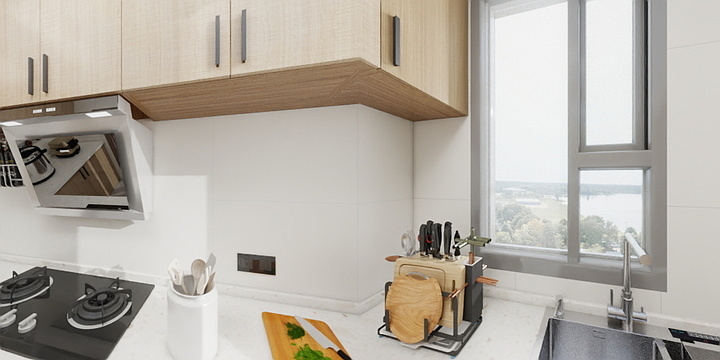 梓城-华仁北郡三期-现代简约138㎡4室-装修设计方案