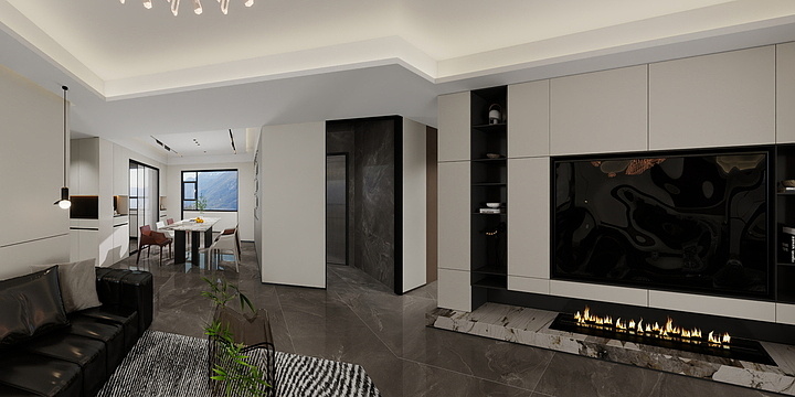 Coke設計-宜华-6栋-1607室-陈辉鸽-装修设计方案