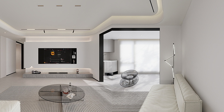 王飞丨星尘设计-永胜华府803-装修设计方案