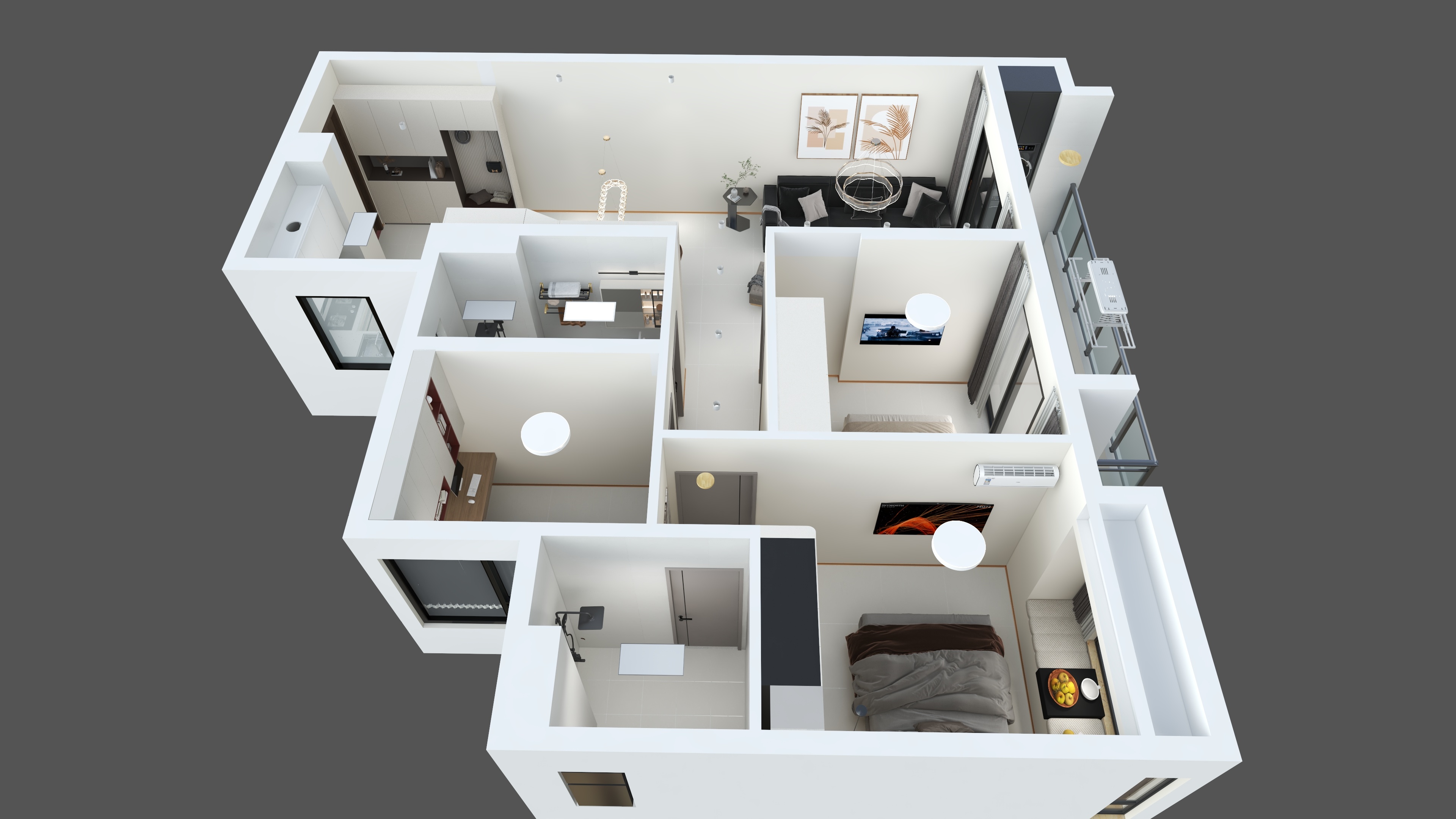 李翔-2025 佛山中交.白兰春晓4栋06户型 业主版-装修设计方案