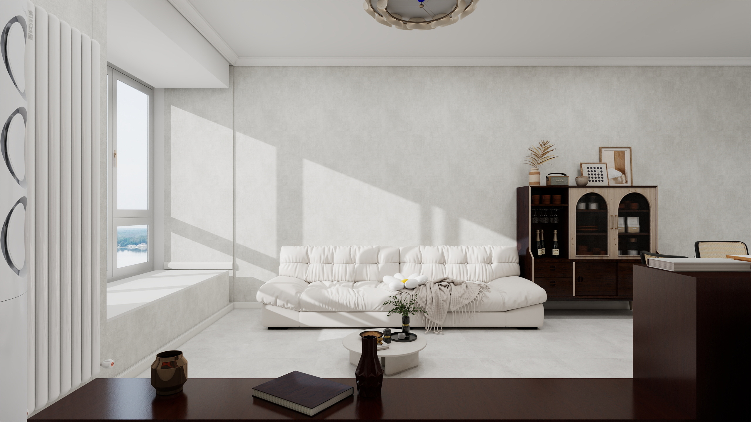 丘山6688-京贸国际城客厅装修效果图