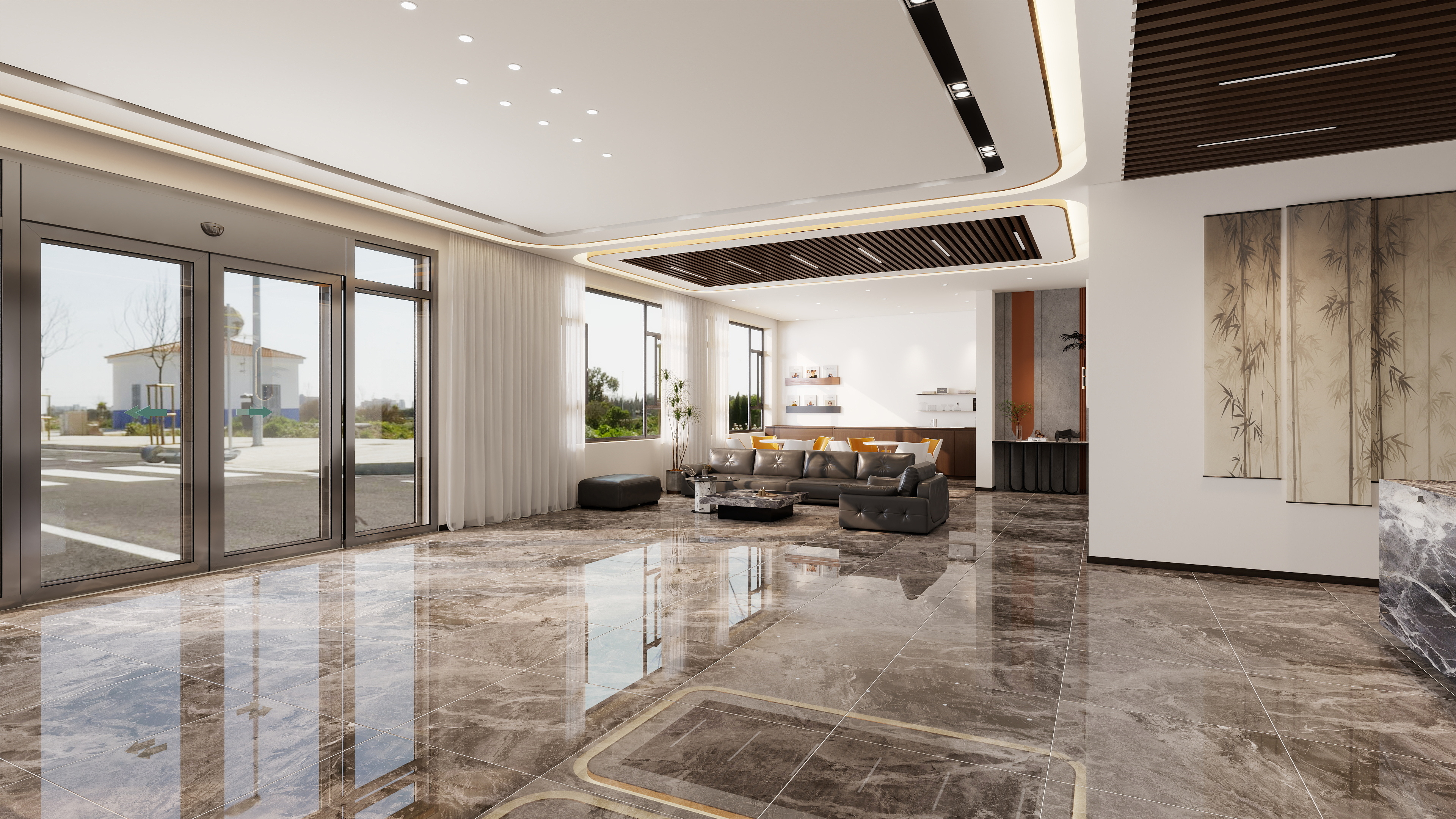 一丁设计.-古营集办公楼一楼-装修设计方案