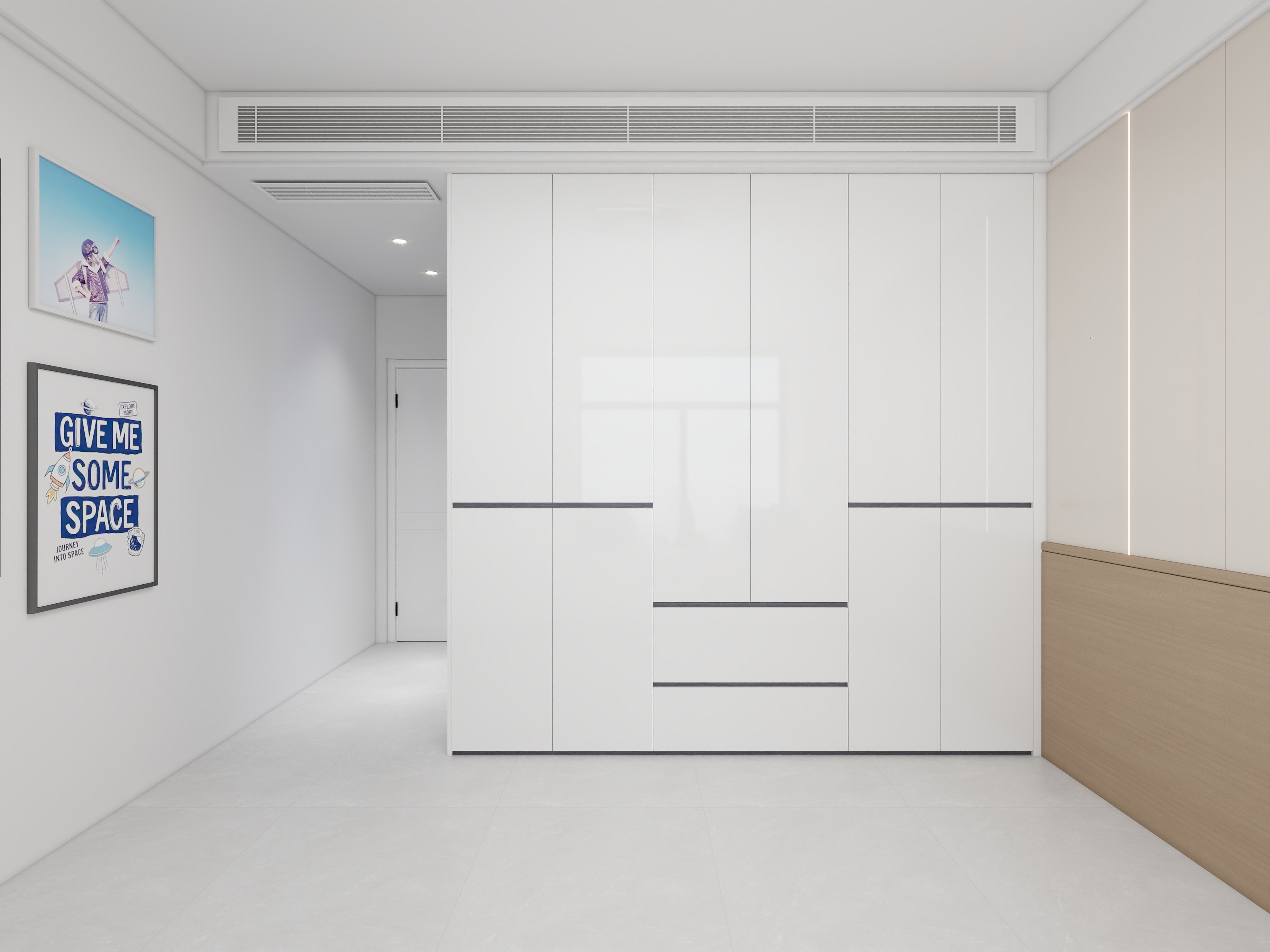 陈建斐- 商贸城112㎡3室-装修设计方案