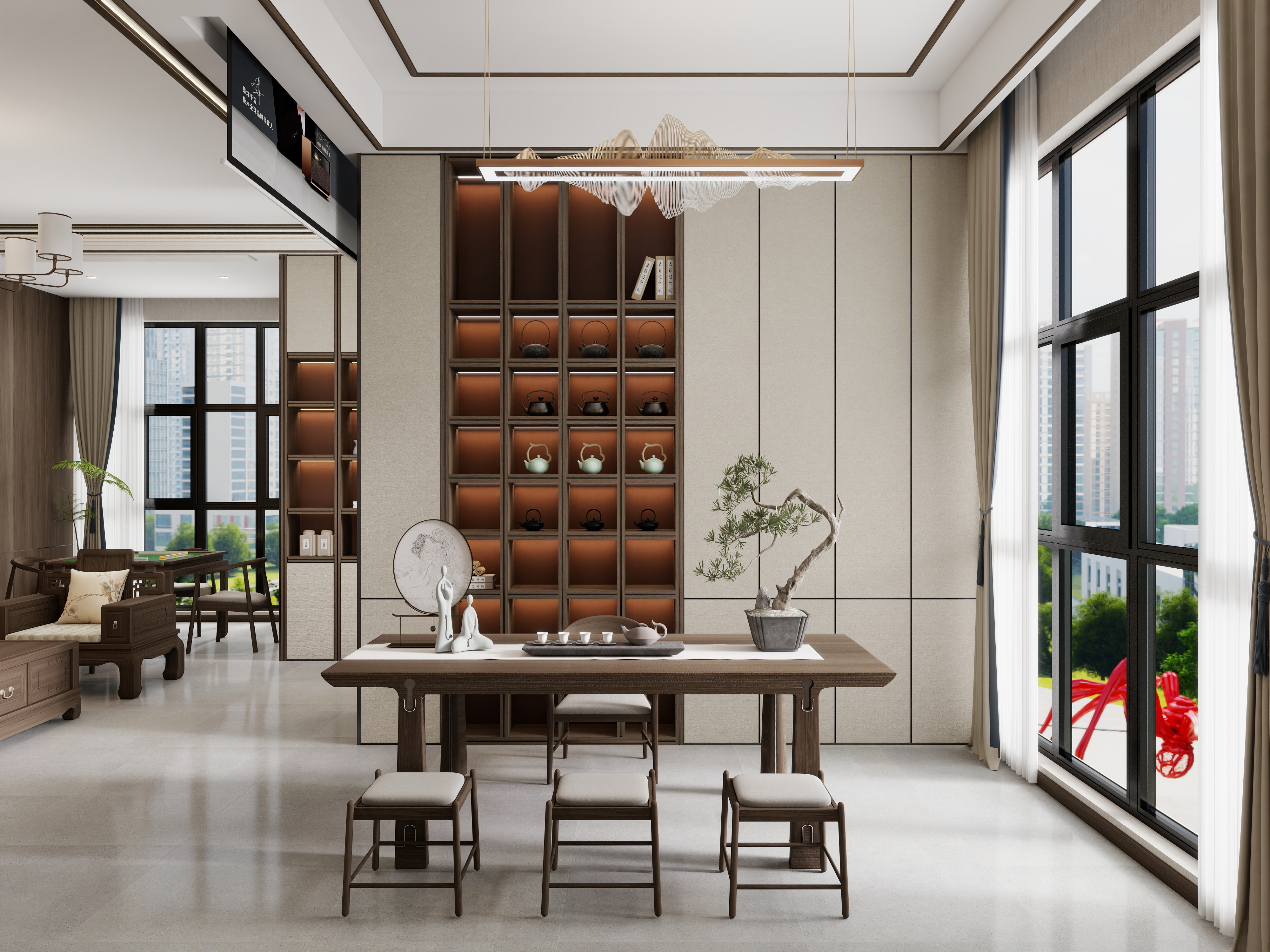 飞天小女警喵喵喵喵-YUAN设计-全季会所装修效果图