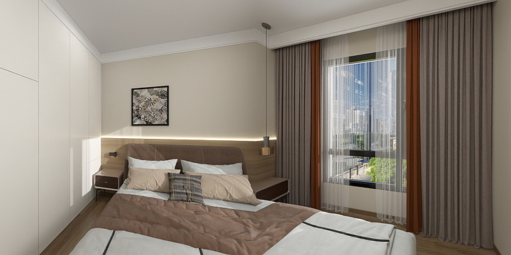 茉昱设计-彰泰欢乐颂-暖调(方案三)-装修设计方案